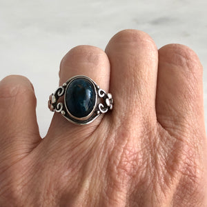 Arts & Crafts Sodalite Silver Ring