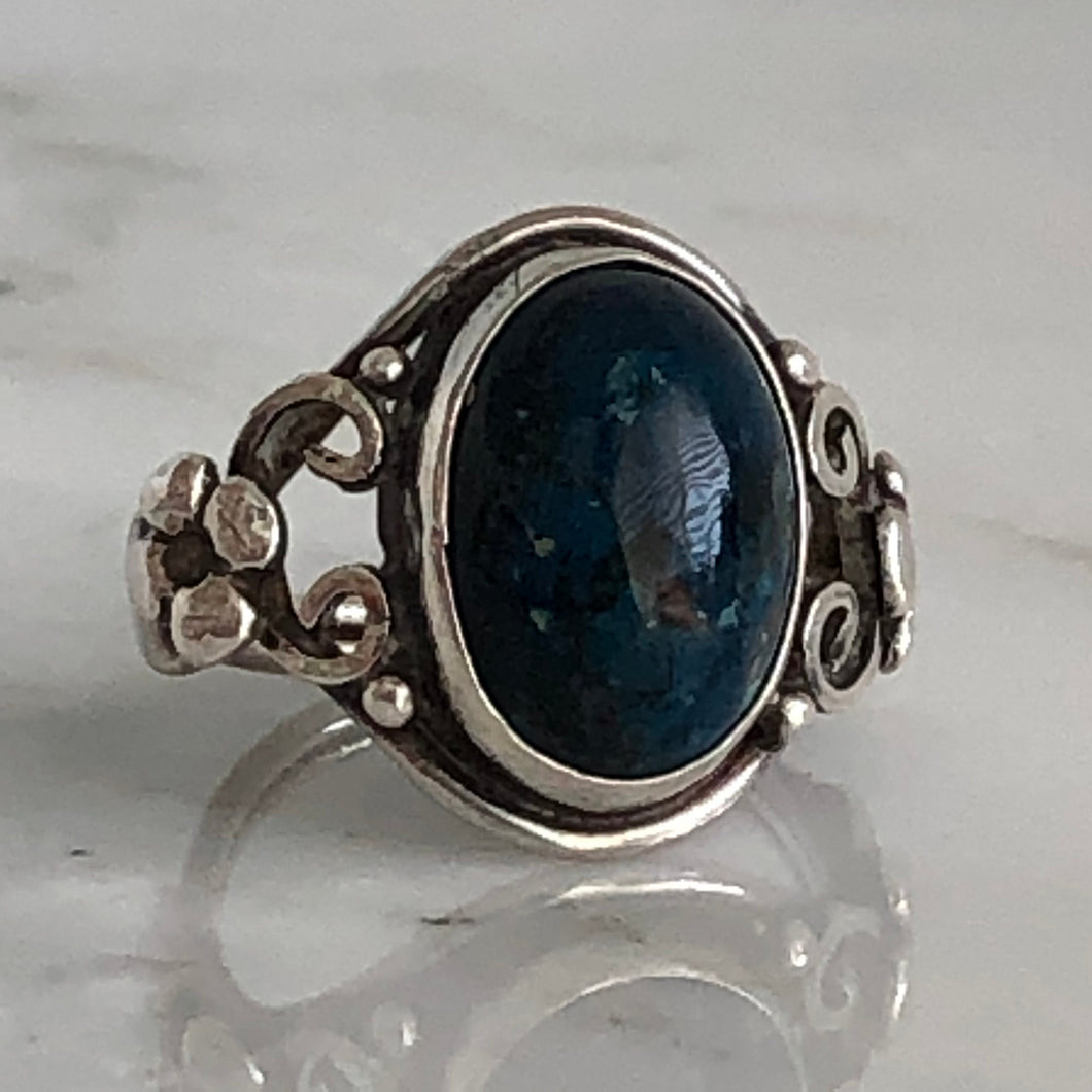 Arts & Crafts Sodalite Silver Ring