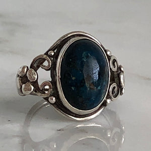 Arts & Crafts Sodalite Silver Ring