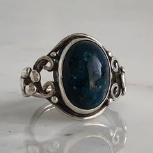 Load image into Gallery viewer, Arts &amp; Crafts Sodalite Silver Ring
