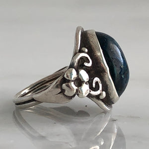 Arts & Crafts Sodalite Silver Ring