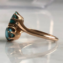 Load image into Gallery viewer, Vintage Turquoise 14K Gold Ring
