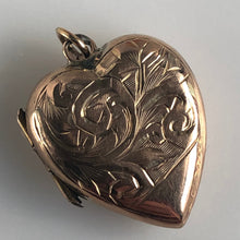 Load image into Gallery viewer, Vintage Heart 9K/14K Locket Pendant Necklace
