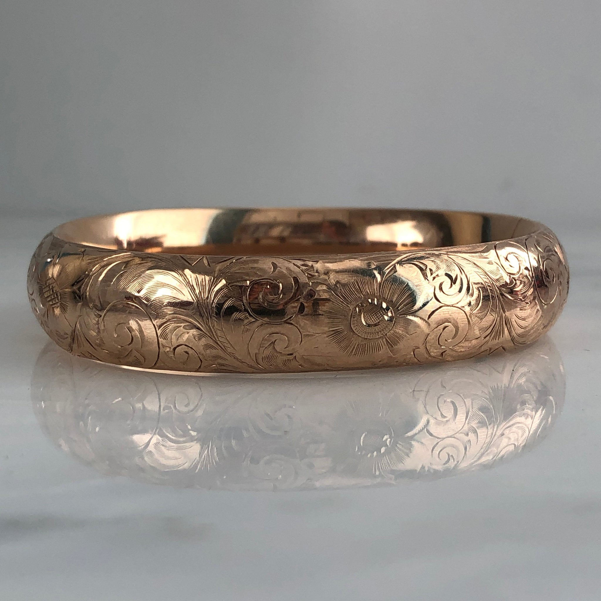 Personalized Gold Baby Bangle | Shop Mountain Moverz