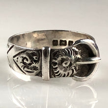 Load image into Gallery viewer, Vintage European Buckle Silver Ring
