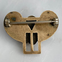 Load image into Gallery viewer, Plique-a-Jour Egyptian Revival Pharaoh Brooch
